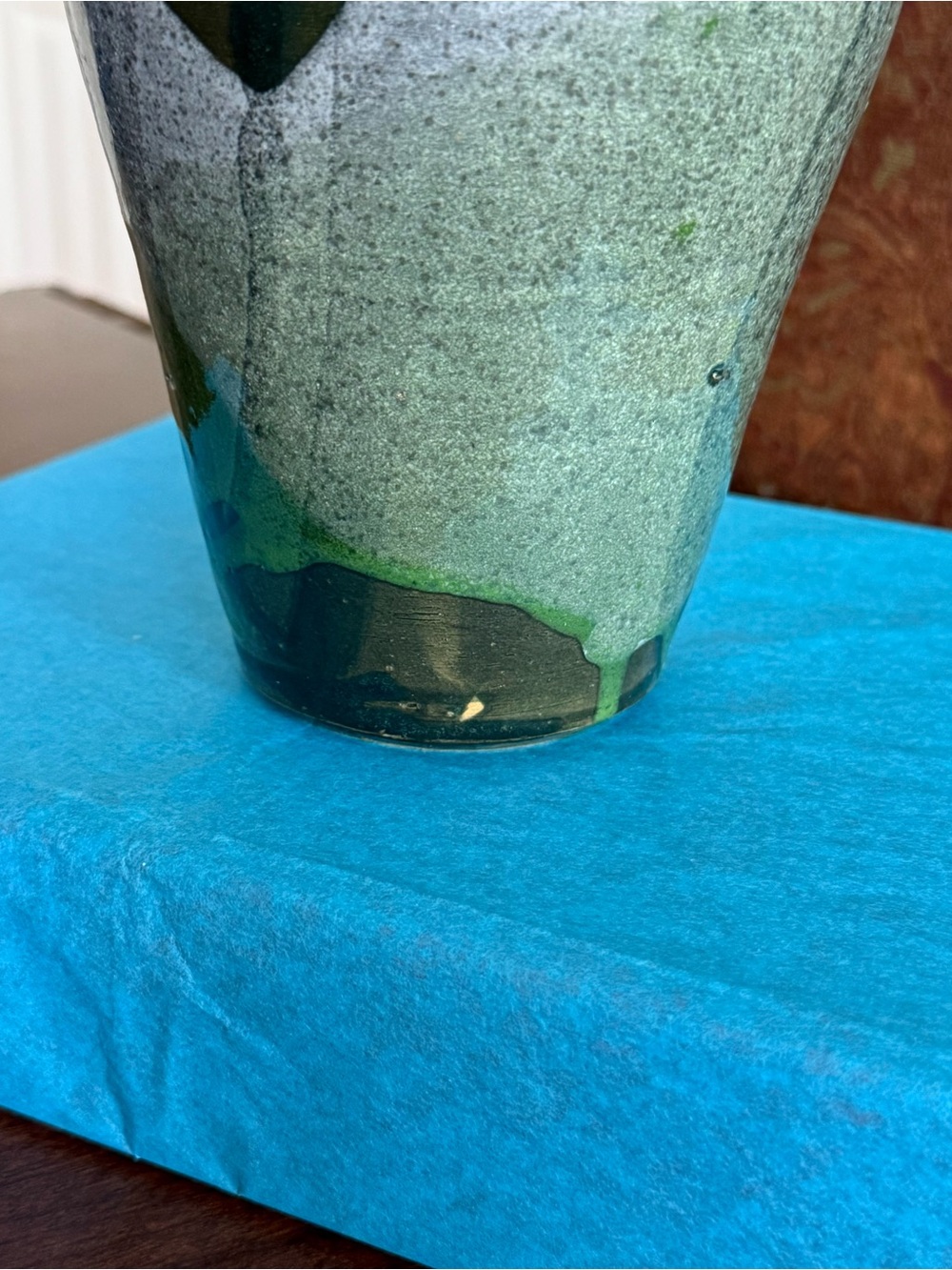 Vintage Studio Art Pottery Vase Signed “Ann Grace ‘80” *READ* - Picture 6 of 12